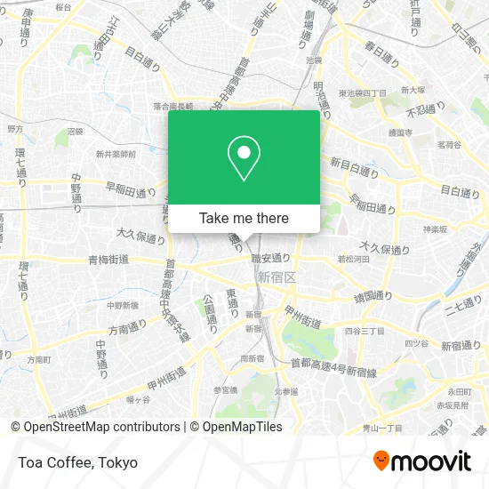 Toa Coffee map
