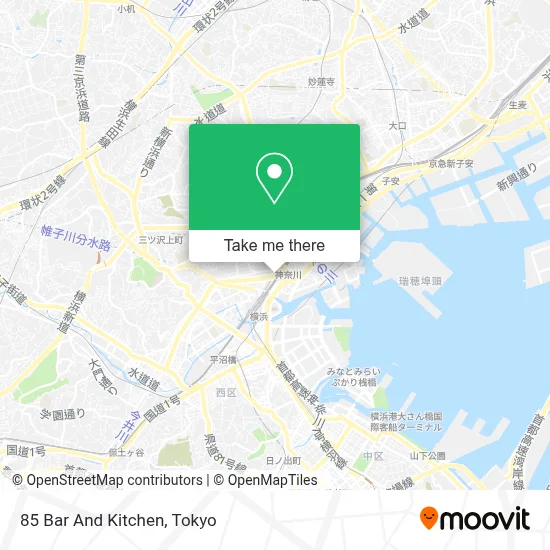85 Bar And Kitchen map
