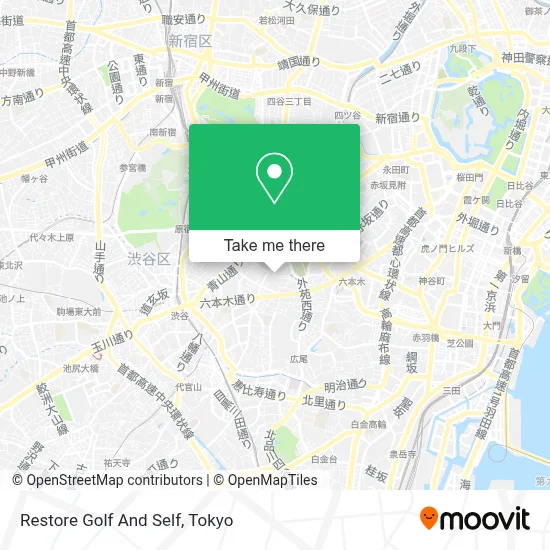 Restore Golf And Self map