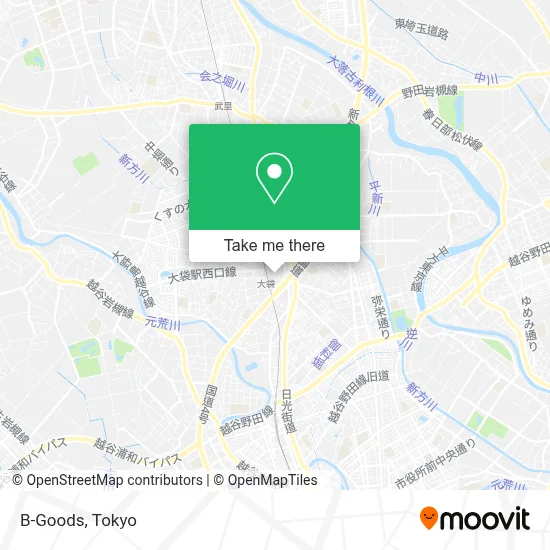 B-Goods map