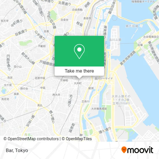 Bar map