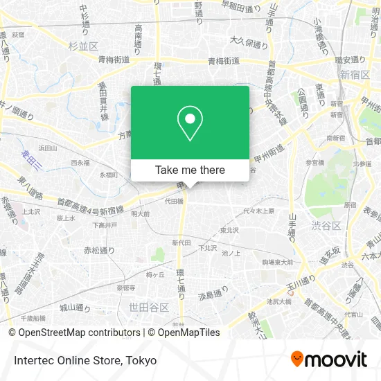 Intertec Online Store map