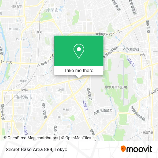 Secret Base Area 884 map