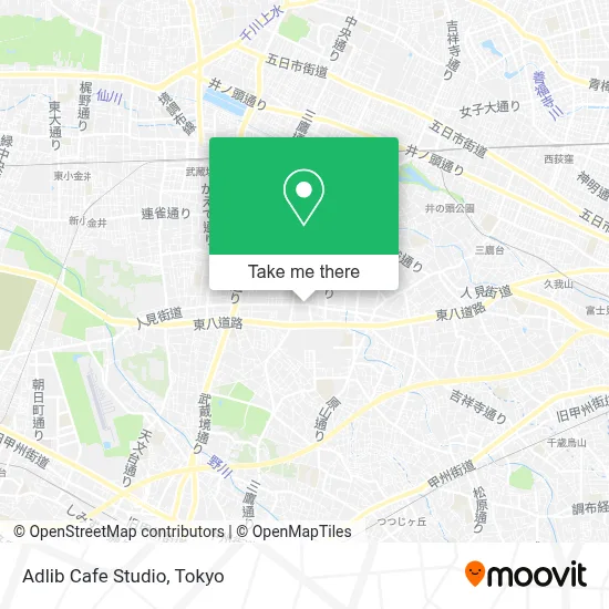 Adlib Cafe Studio map