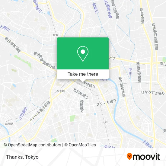 Thanks map