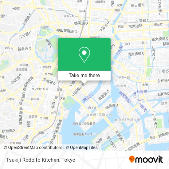 Tsukiji Rodolfo Kitchen map