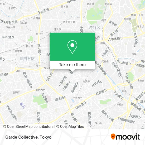 Garde Collective map