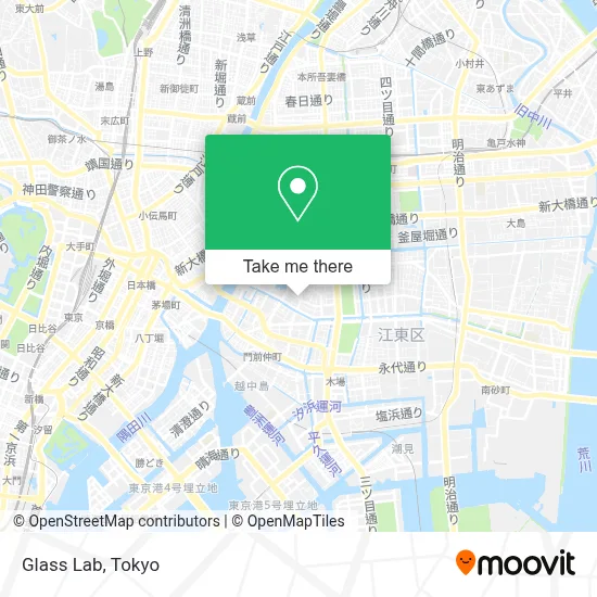 Glass Lab map
