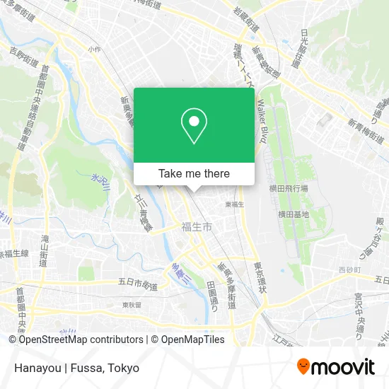 Hanayou | Fussa map