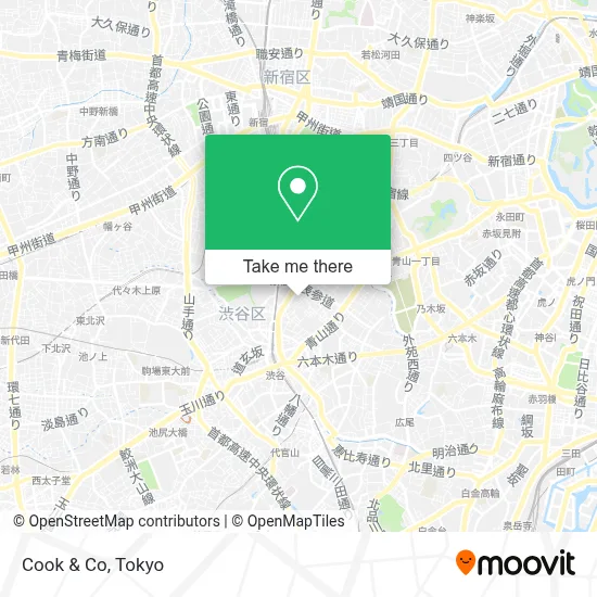 Cook & Co map