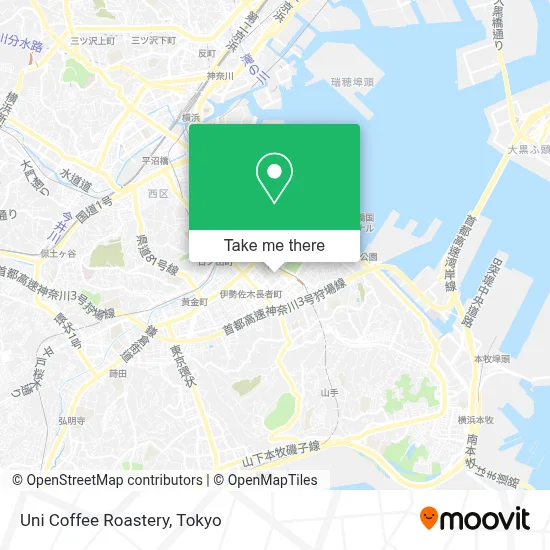 Uni Coffee Roastery map