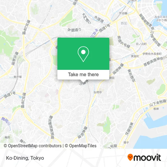 Ko-Dining map