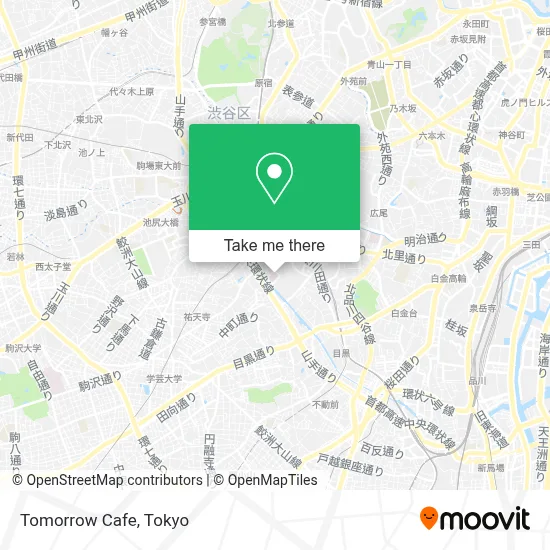 Tomorrow Cafe map