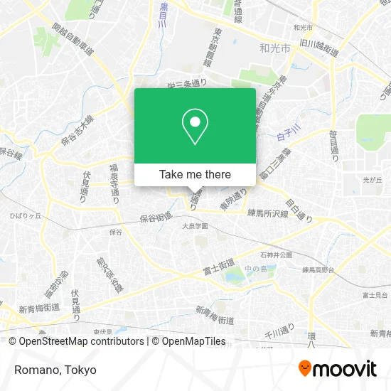 Romano map