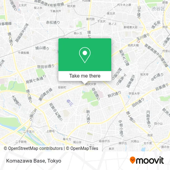 Komazawa Base map
