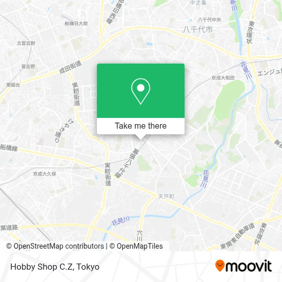 Hobby Shop C.Z map
