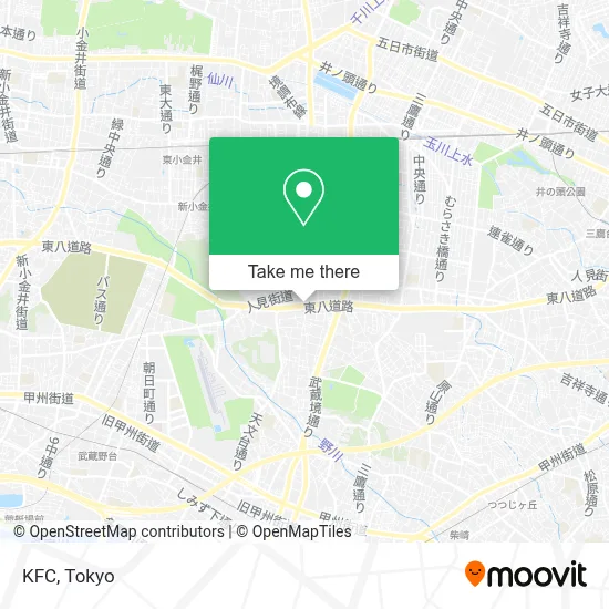 KFC map