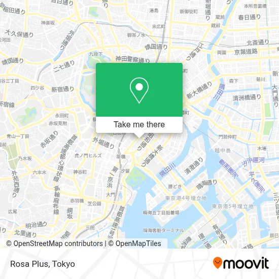 Rosa Plus map