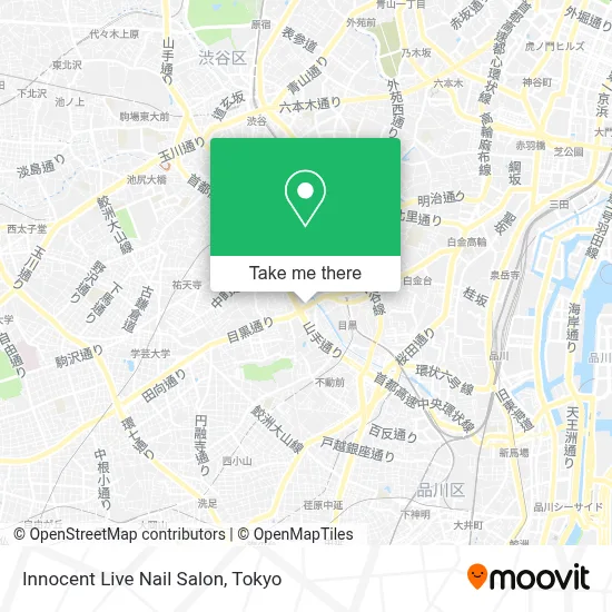 Innocent Live Nail Salon map