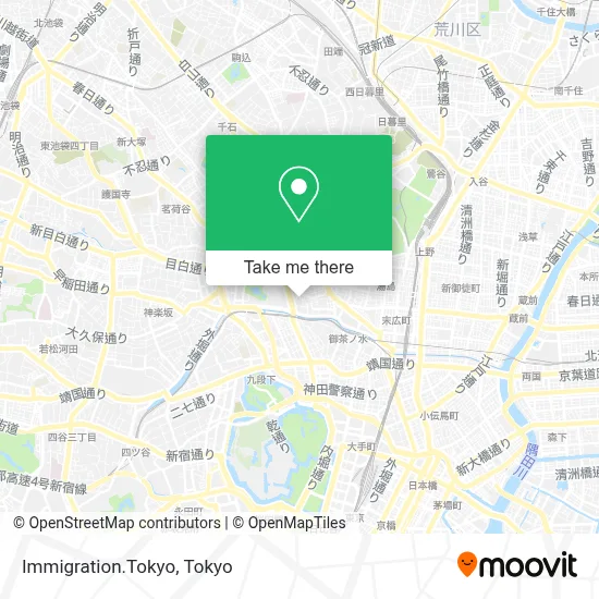 Immigration.Tokyo map