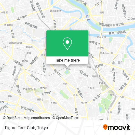 Figure Four Club map