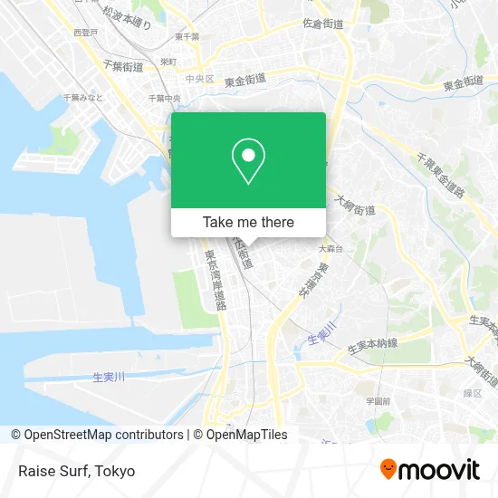 Raise Surf map