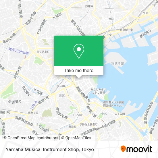 Yamaha Musical Instrument Shop map