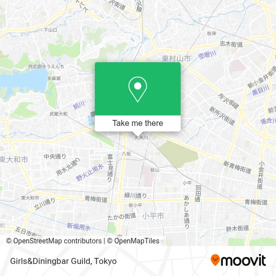 Girls&Diningbar Guild map