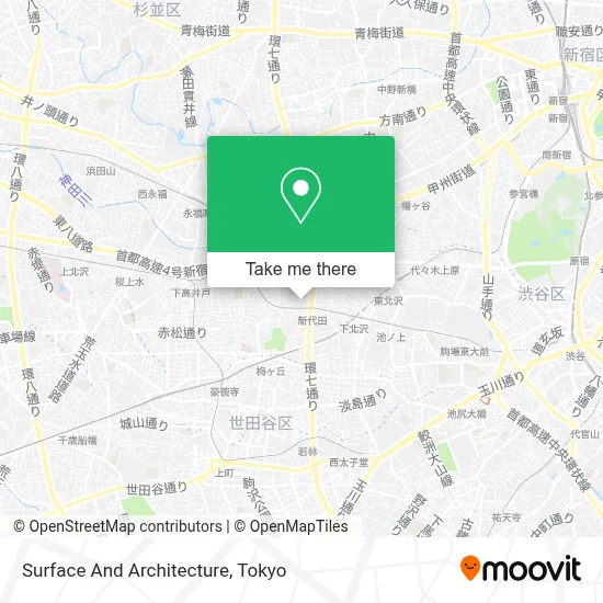 Surface And Architecture map