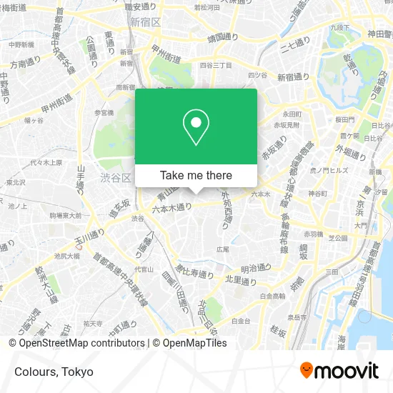 Colours map