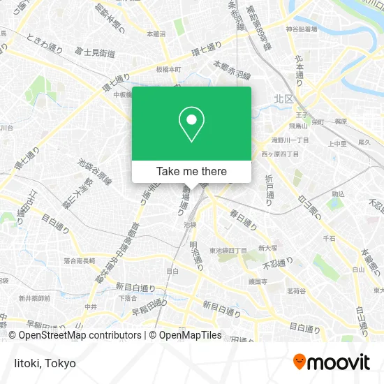Iitoki map