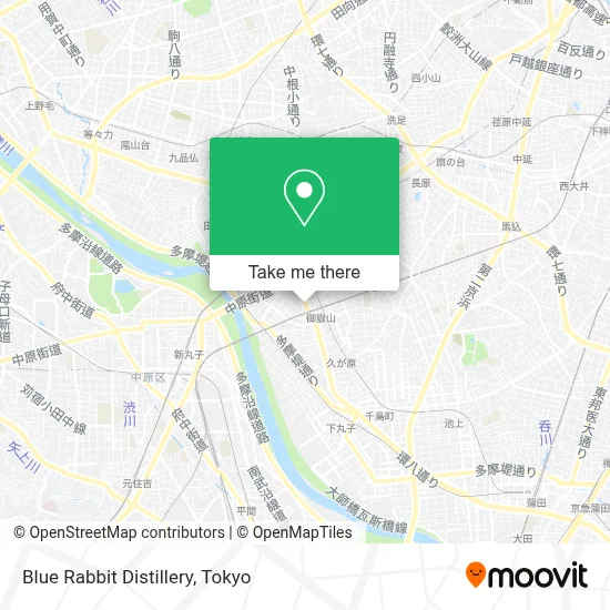 Blue Rabbit Distillery map