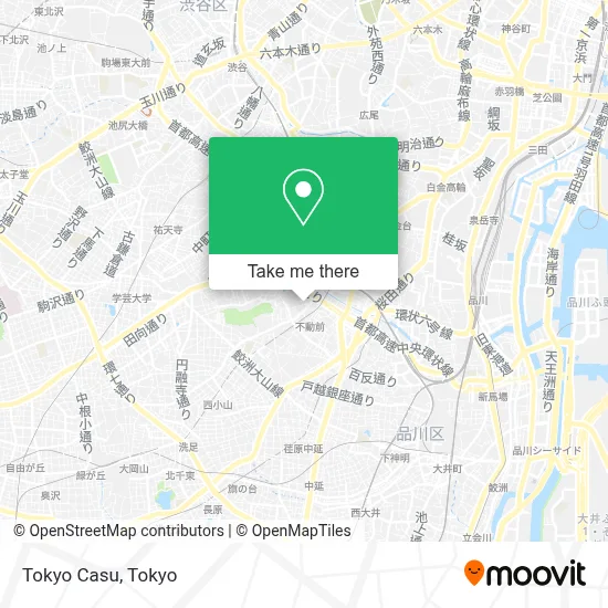 Tokyo Casu map