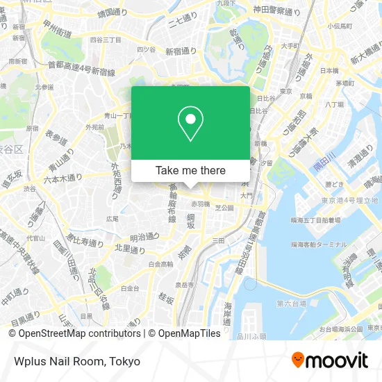 Wplus Nail Room map
