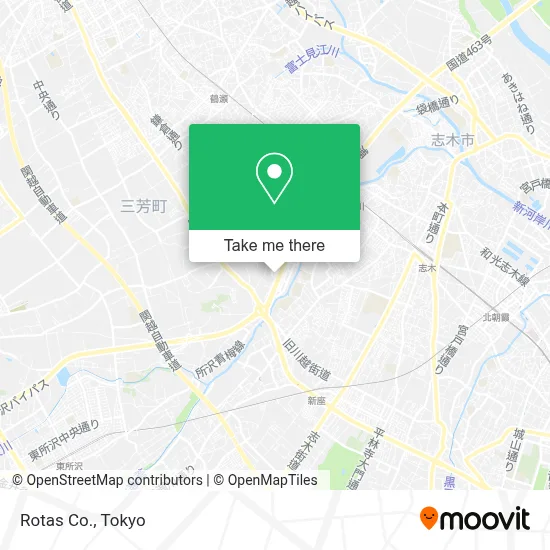 Rotas Co. map