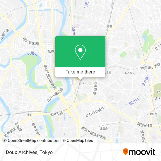 Doux Archives map