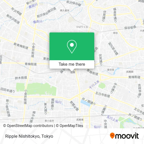 Ripple Nishitokyo map