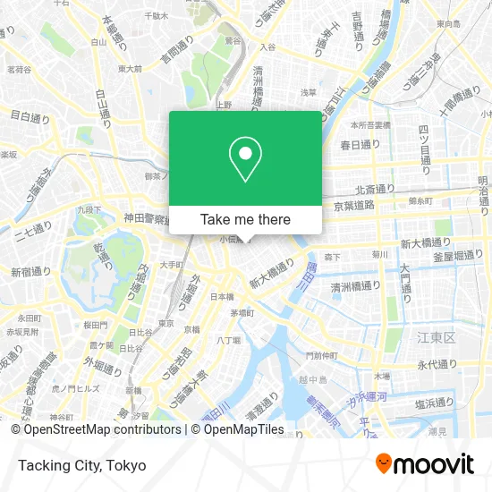 Tacking City map