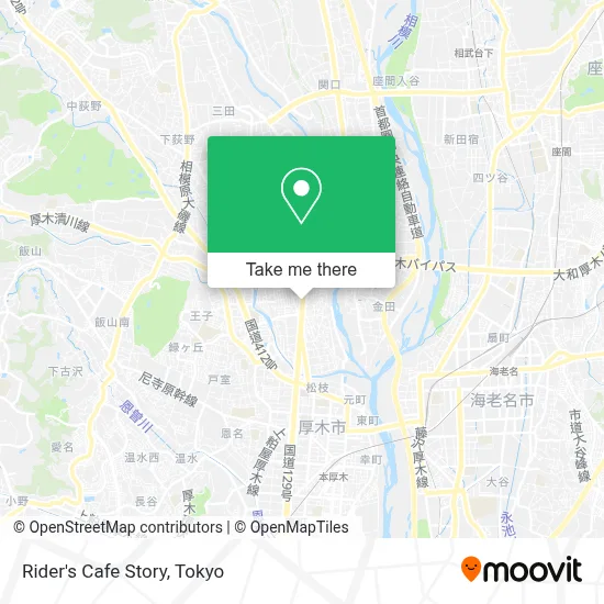 Rider's Cafe Story map