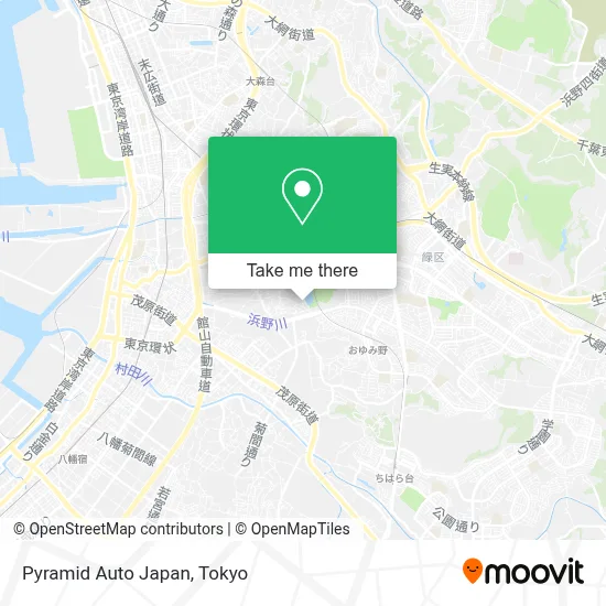 Pyramid Auto Japan map