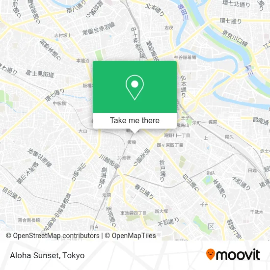 Aloha Sunset map