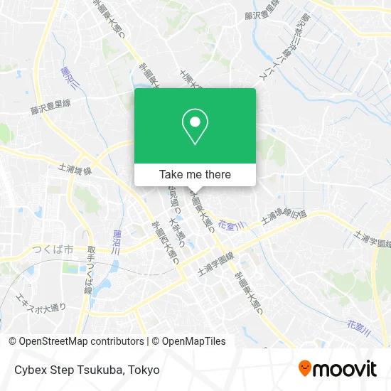Cybex Step Tsukuba map