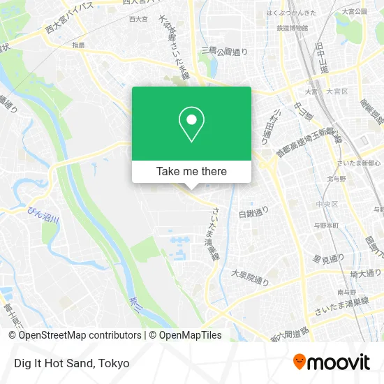 Dig It Hot Sand map