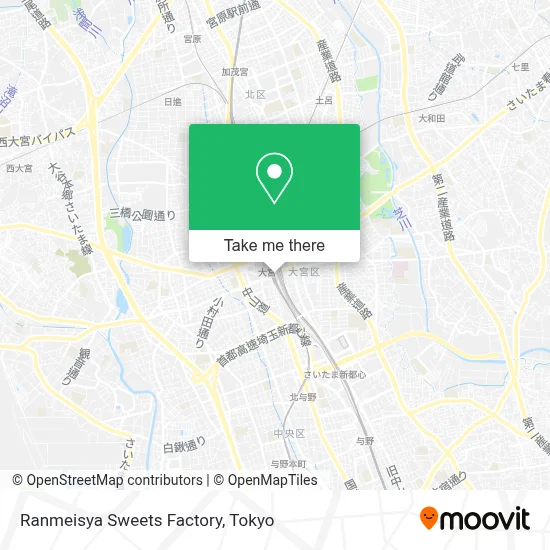 Ranmeisya Sweets Factory map