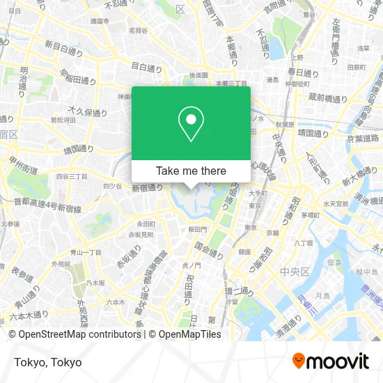 Tokyo map