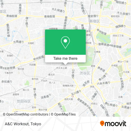 A&C Workout map