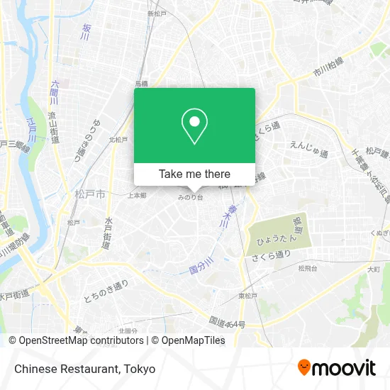 Chinese Restaurant map