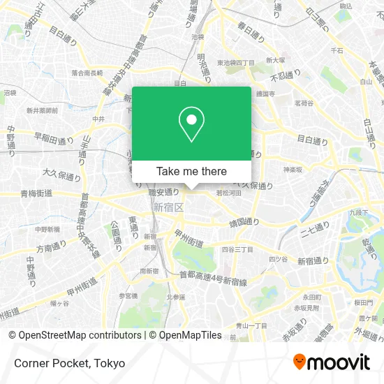 Corner Pocket map