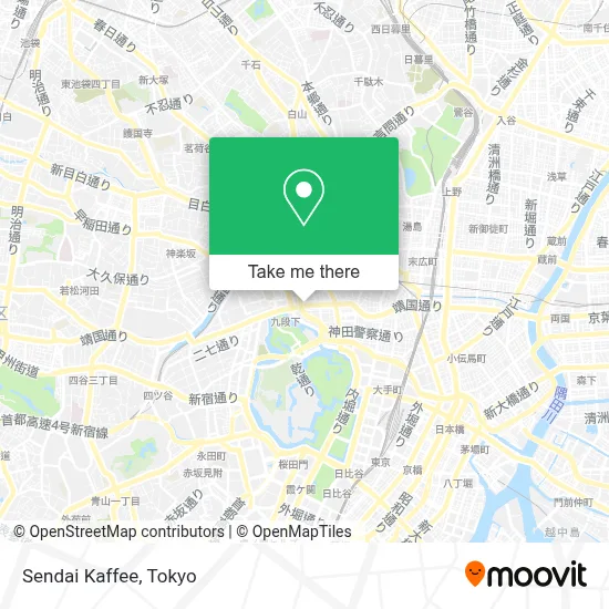 Sendai Kaffee map