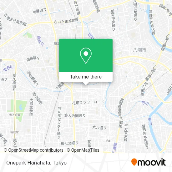 Onepark Hanahata map